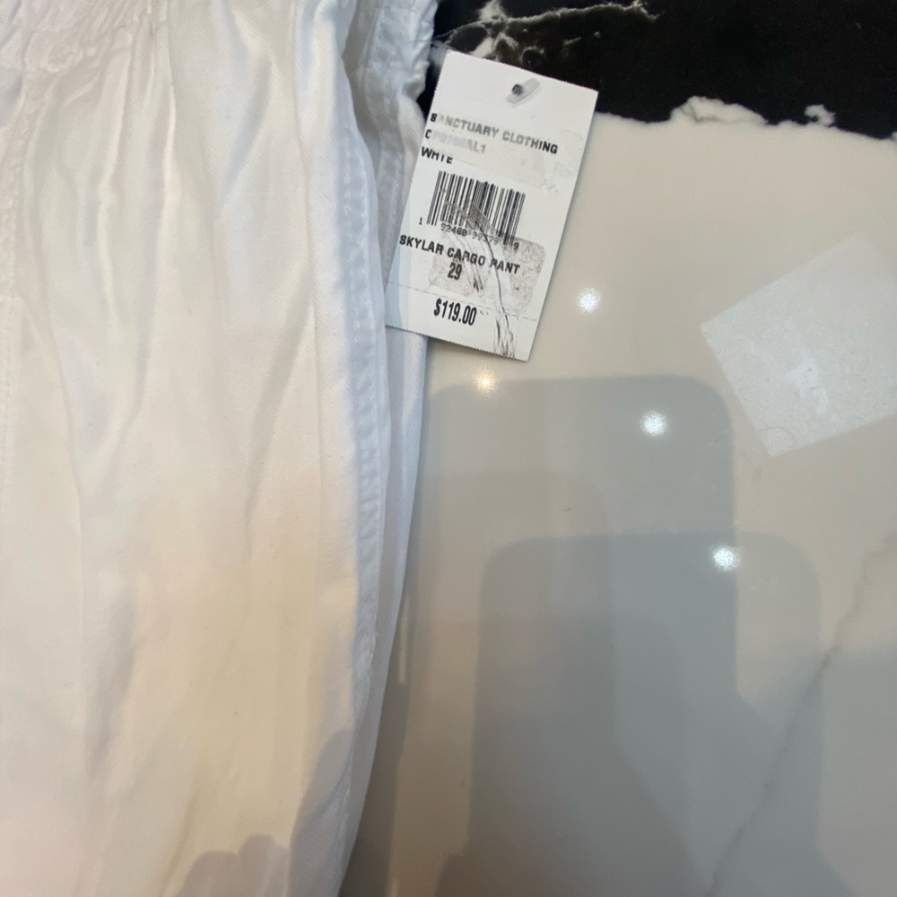 Brand new with tags! Sanctuary White Linen Pants - Picture 4 of 5